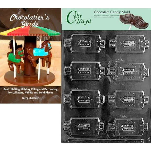 Cybrtrayd Small 3D Rose Lolly Fruits and Vegetables Chocolate Candy Mold with 50 4.5-Inch Lollipop Sticks Cybrtrayd Small 3D Rose Lolly Fruits and Vegetables Chocolate Candy Mold with 50 4.5-Inch Lollipop Sticks